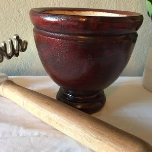 Wood Mortar and wood pastel